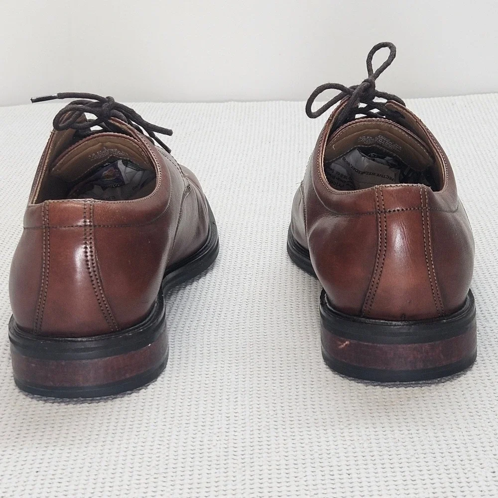 Florsheim Comfortech DM2 Brown Leather‎ Derby Dress Shoes Mens 12 D 18292-03
